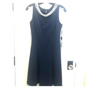 Karl Lagerfeld Paris Pearl Neck Dress